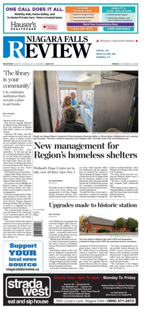 Cover of The Niagara Falls Review