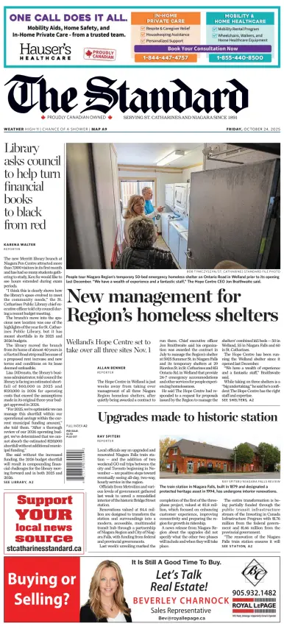 Cover of The Standard (St. Catharines)