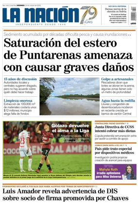 Cover of La Nacion (Costa Rica)
