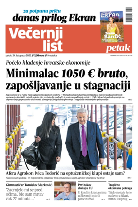 Cover of Vecernji list - Hrvatska