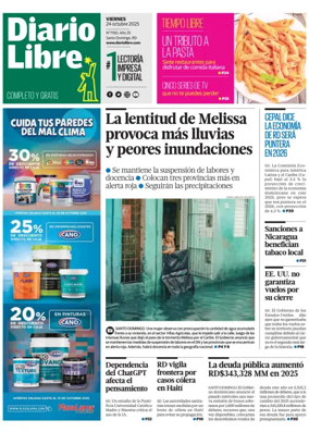 Cover of Diario Libre (Republica Dominicana)