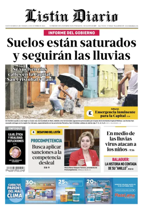 Cover of Listin Diario