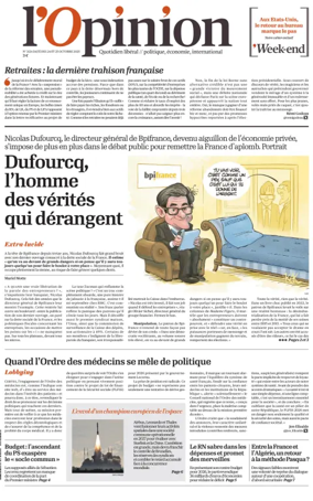 Cover of L'Opinion