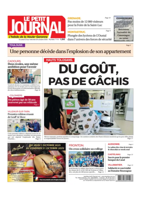 Cover of Le Petit Journal - L'hebdo du Pays Toulousain