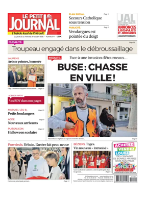 Cover of Le Petit Journal - L'hebdo local de l'Hérault