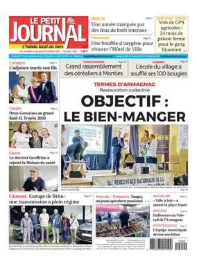 Cover of Le Petit Journal - L'hebdo local du Gers