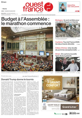 Cover of Ouest France (Dinan)