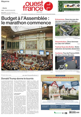 Cover of Ouest France (Laval)