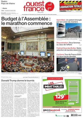 Cover of Ouest France (Redon / Pays de Vilaine)