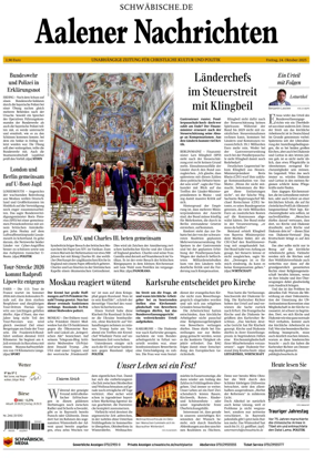 Cover of Aalener Nachrichten