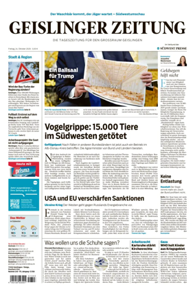 Cover of Geislinger Zeitung