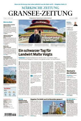 Cover of Gransee-Zeitung