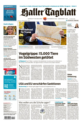 Cover of Haller Tagblatt