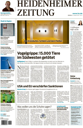 Cover of Heidenheimer Zeitung