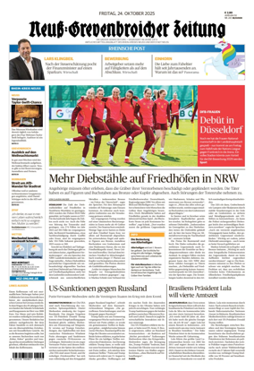Cover of Neuss-Grevenbroicher Zeitung Neuss