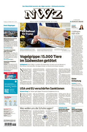 Cover of NWZ  (Göppinger Kreisnachrichten)