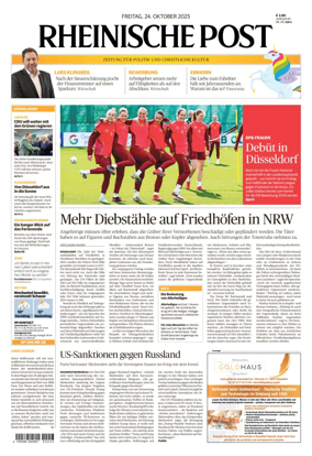 Cover of Rheinische Post – Düsseldorf Mitte/West/Ost/Nord/Süd