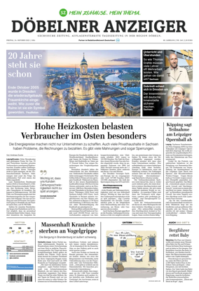 Cover of Sächsische Zeitung (Döbeln)