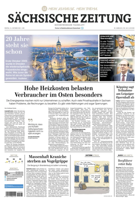 Cover of Sächsische Zeitung  (Hoyerswerda)