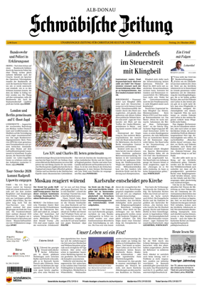 Cover of Schwaebische Zeitung (Alb-Donau)