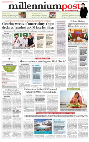 Cover of Millennium Post (Kolkata)