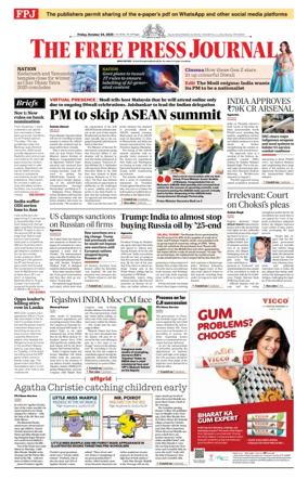 Cover of The Free Press Journal