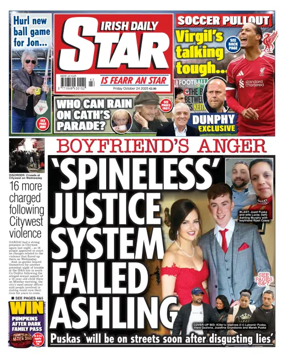 Cover of Irish Daily Star