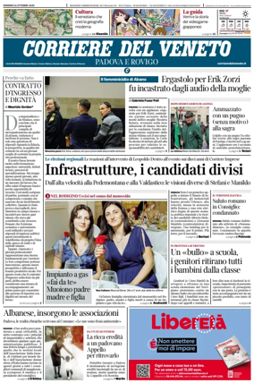 Cover of Corriere del Veneto (Padova e Rovigo)