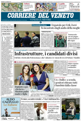 Cover of Corriere del Veneto (Venezia e Mestre)