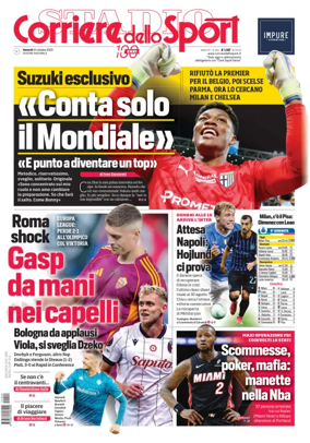 Cover of Corriere dello Sport