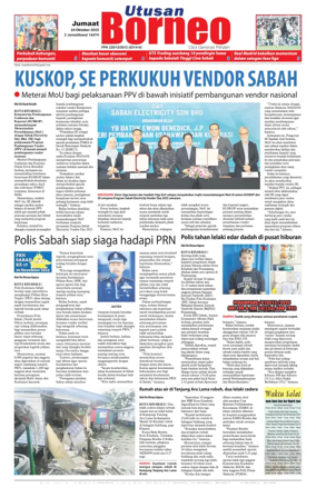 Cover of Utusan Borneo (Sabah)