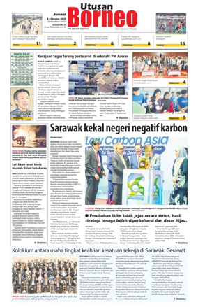Cover of Utusan Borneo (Sarawak)
