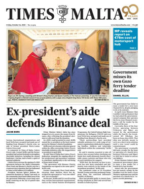Cover of Times of Malta