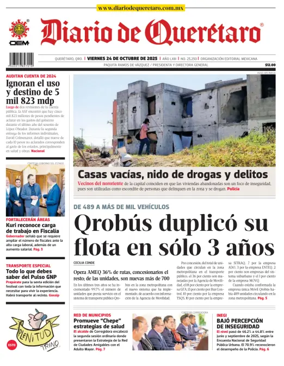 Cover of Diario de Queretaro