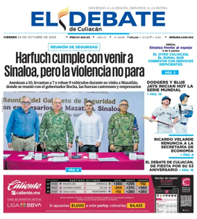 Cover of El Debate de Culiacán