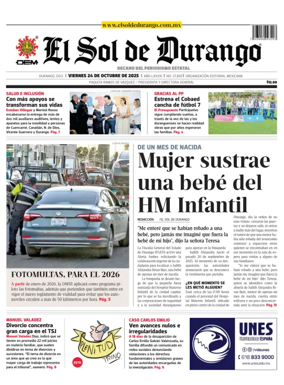 Cover of El Sol de Durango