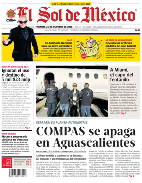 Cover of El Sol de Mexico