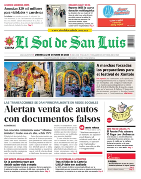 Cover of El Sol de San Luis Potosi