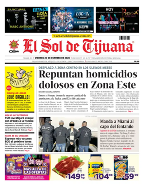 Cover of El Sol de Tijuana