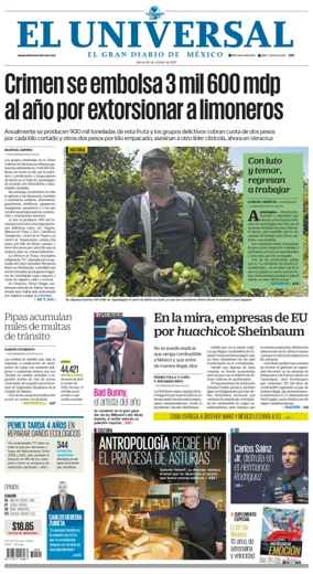 Cover of El Universal