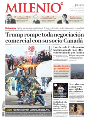 Cover of Milenio Jalisco