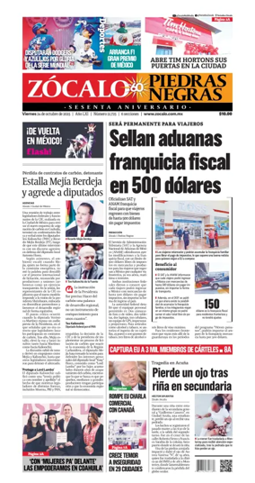 Cover of Zócalo Piedras Negras