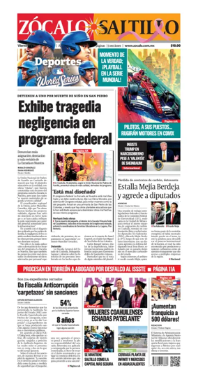 Cover of Zócalo Saltillo