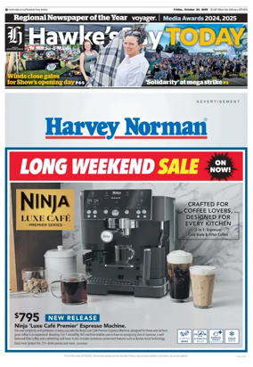 Cover of Hawke's Bay Today