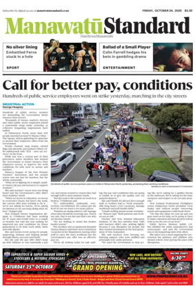 Cover of Manawatu Standard