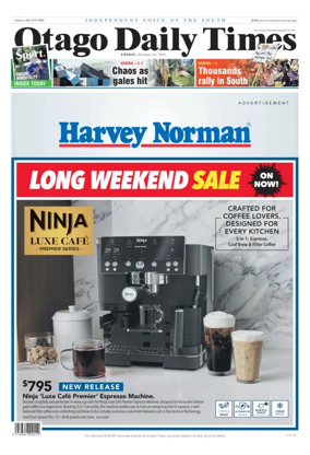 Cover of Otago Daily Times