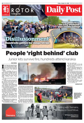 Cover of Rotorua Daily Post