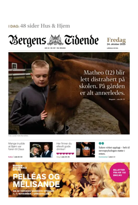 Cover of Bergens Tidende