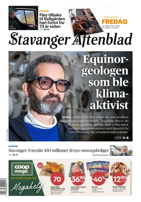 Cover of Stavanger Aftenblad