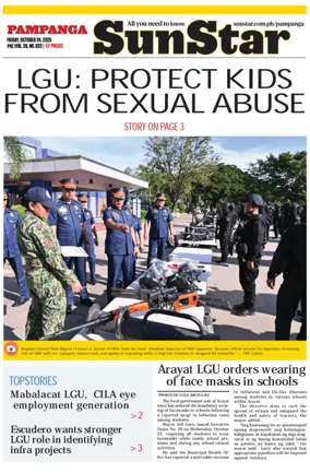 Cover of Sun.Star Pampanga